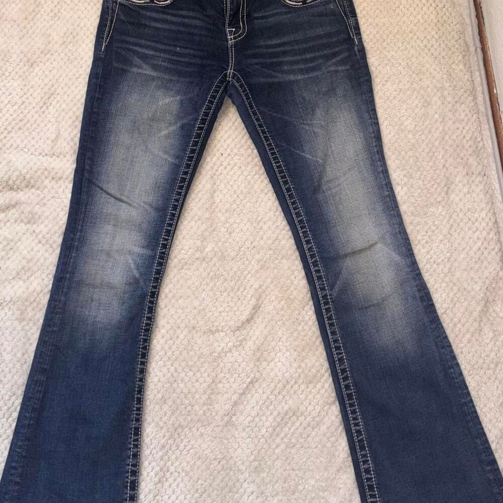 Miss-me Women's Navy and Blue Jeans